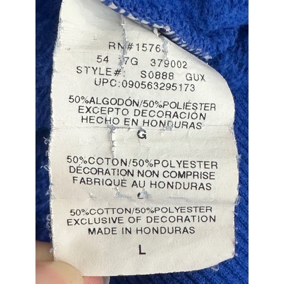 Champion Authentic Athleticwear Crewneck Blue Sweatshirt Mens Size Large - Picture 7 of 10